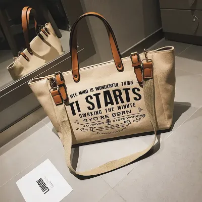  Canvas Crossbody Travel Bag 